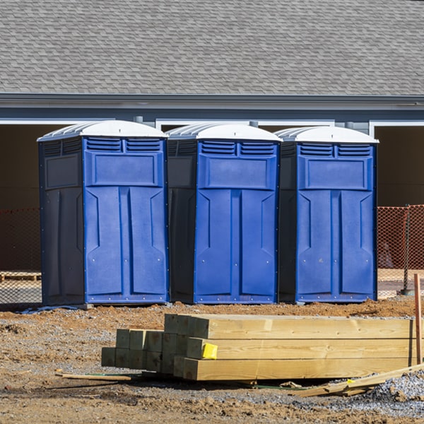 how do you dispose of waste after the porta potties have been emptied in Rossmore WV